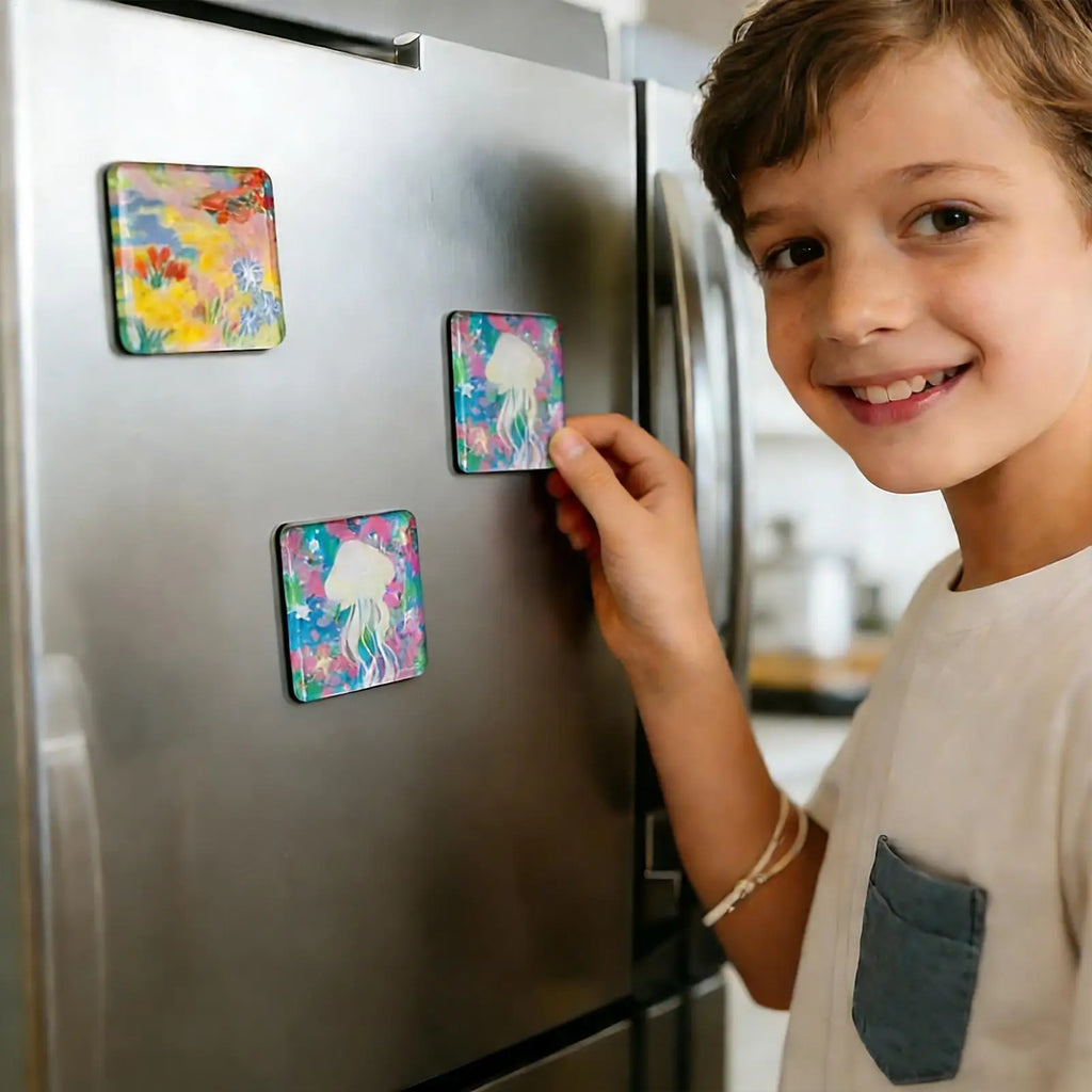 5x5cm DIY Fridge Magnet Handmade Crafting Supplies Kids Adult Art