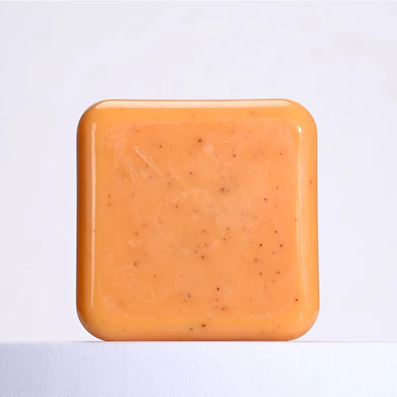 Turmeric Scrub Soap – Kojic Acid, Olive Oil Face & Body Bar Turmeric Scrub Soap Zpaxo