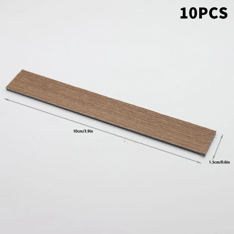 1 12 Scale Dollhouses Furniture Floor Boards Tiles Pvc Self-adhesive Zpaxo Walnut Color
