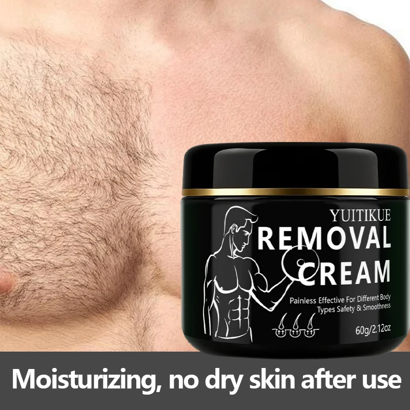 YUITIKUE Men's Hair Removal Cream – Mild & Painless Formula Hair Removal Cream Zpaxo