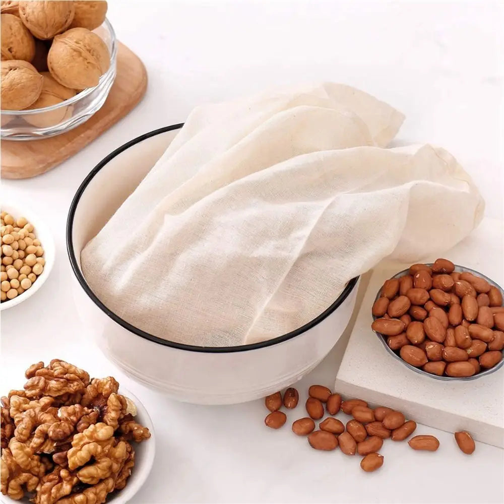 Reusable Cheese Cloth Cheesecloth Bags Straining Nut Milk Cold Brew