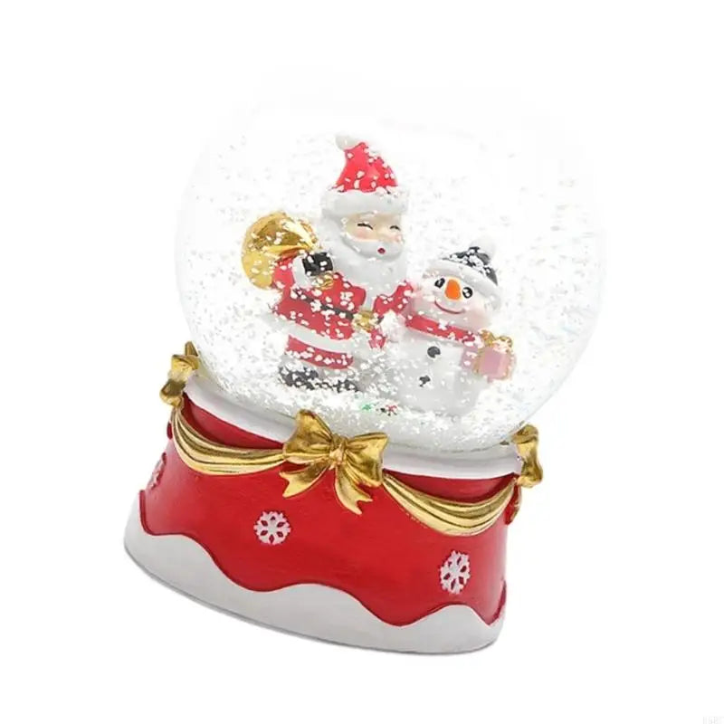 Snow Globes Decoration Resin Energy Efficient LED Light Christmas