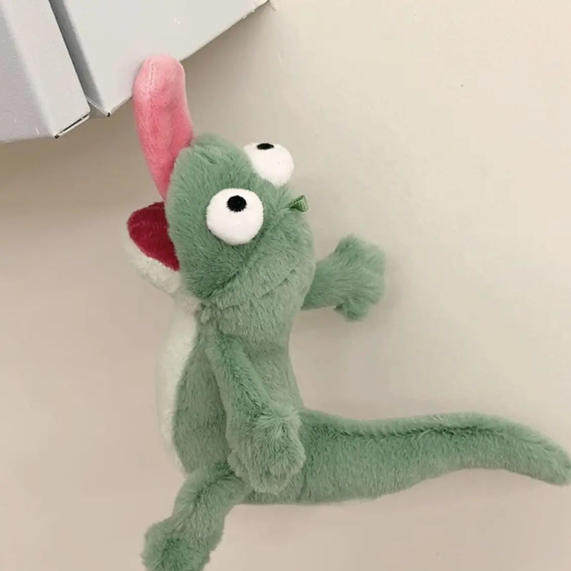 Squeaky Beaver Plan Sound-making Lizard Abstract Funny Plush Toy
