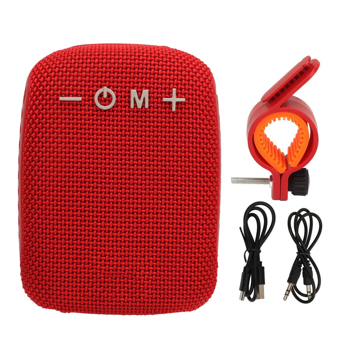 Cycling Bluetooth Speaker Waterproof Support Memory Card Radio Zpaxo wine red