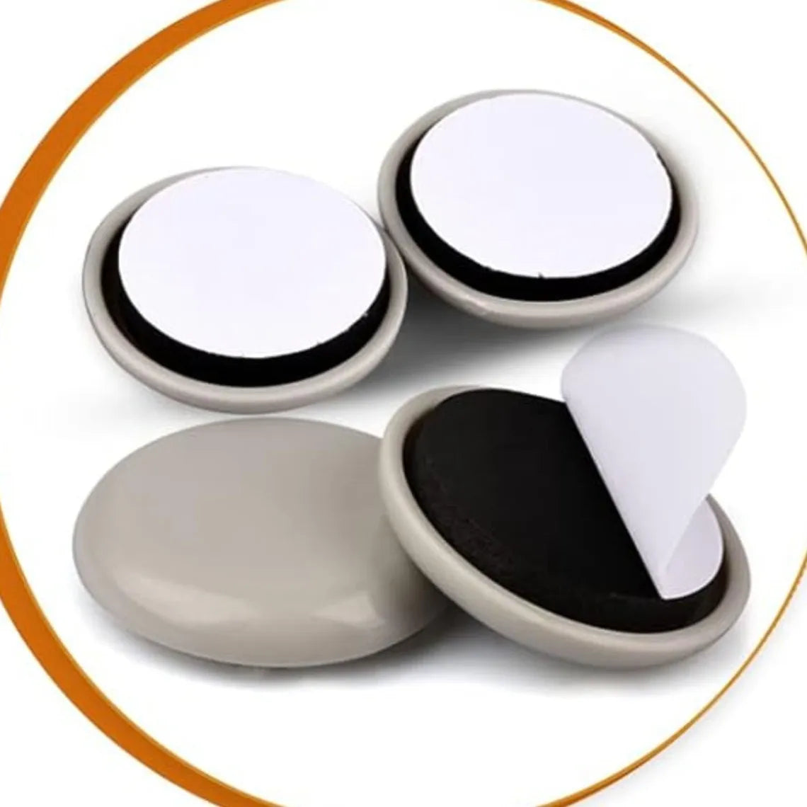 Self adhesive foot pad furniture chair pad sliding pad wear-resistant stool pad silent table and chair pad sliding block Zpaxo
