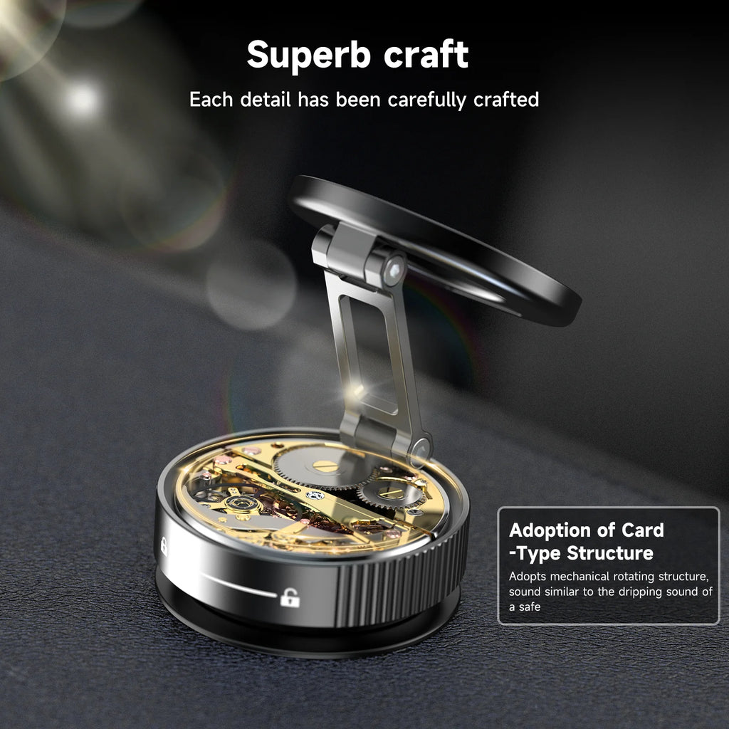 Vacuum Adsorption Car Phone Holder 360° Rotating Strong Suction Holder for Mobile Phone Desktop Live Streaming Zpaxo