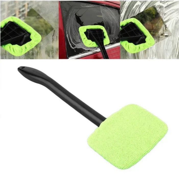 Car Window Cleaner Brush Kit Windshield Microfiber Cleaning Wash Tool Inside Interior Auto Glass Wiper with Long Handle Car Acce Zpaxo