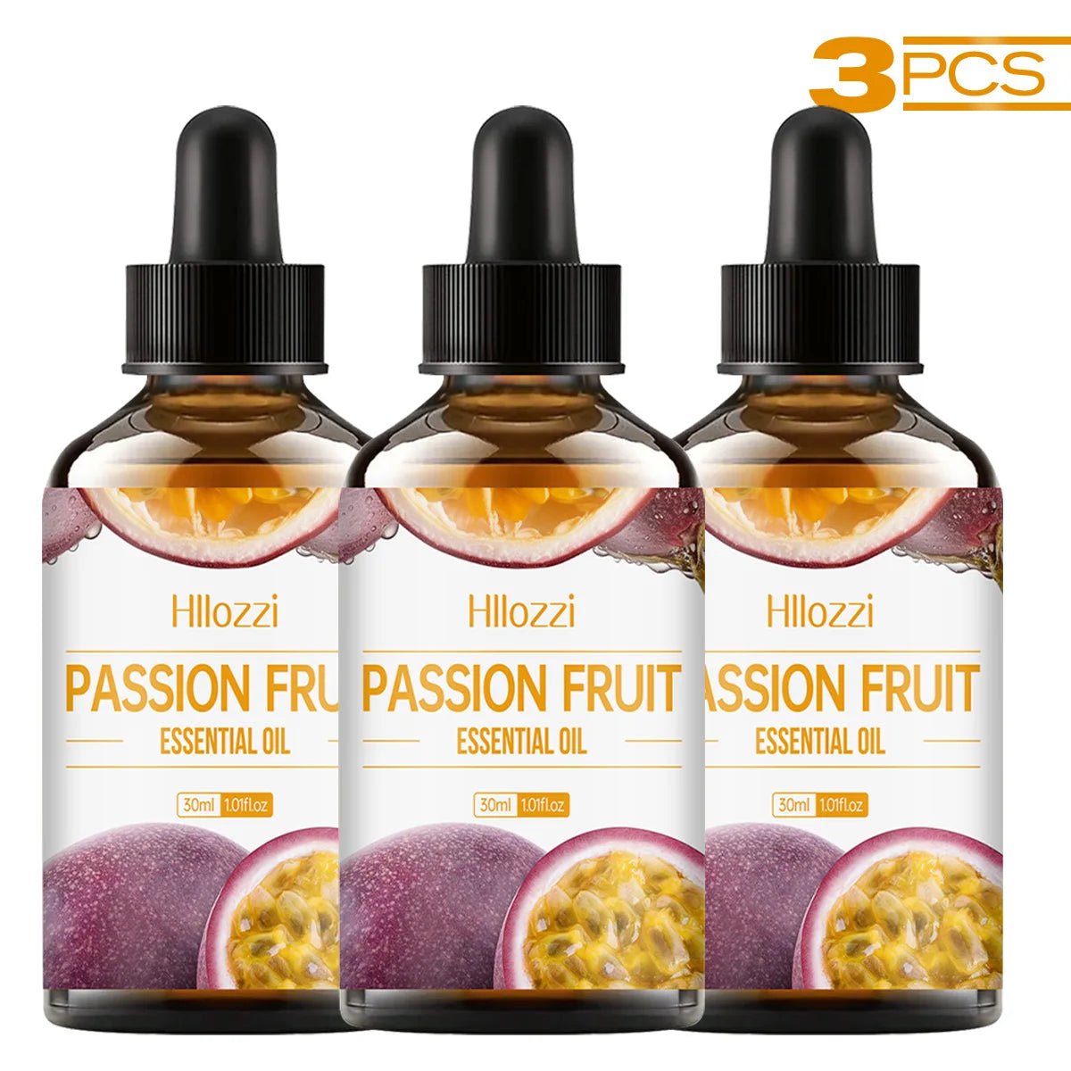 30mlPassion Fruit Essential Oil Skin Brightening, Hydrating, Hair Repair, Aromatherapy Humidifier Soap Multi-purpose essential Zpaxo PASSION FRUIT 2PCS 30ml Fruit