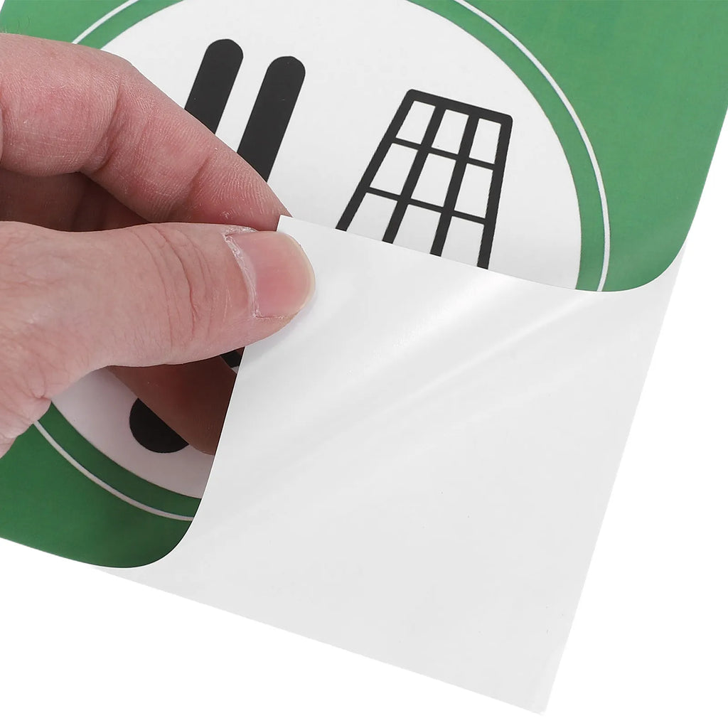 Recycle Stickers Trash Bins Self-adhesive Waterproof Fade Resistant