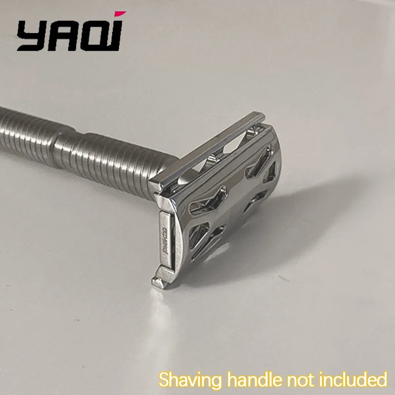 YAQI Hollowed Sentinel 316 SS Safety Razor Head | 0.90mm Gap Safety Razor Head Zpaxo