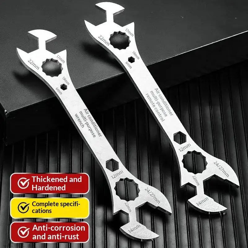 Ultra-Thin Double-End Flat Wrench for Air Conditioner Install