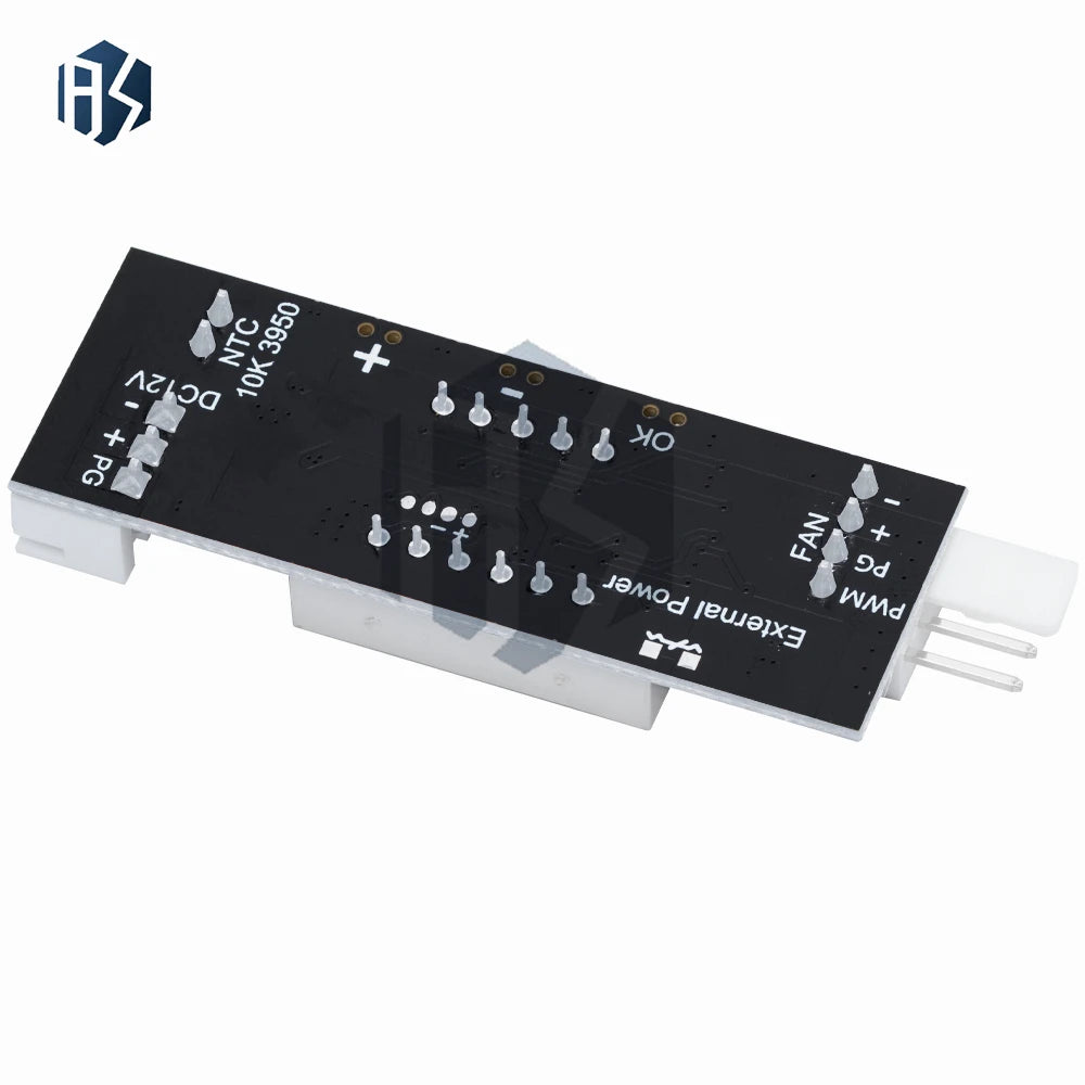 Single 12V 0 8A DC PWM 2-4 Wire Fan Temperature Control Speed Zpaxo