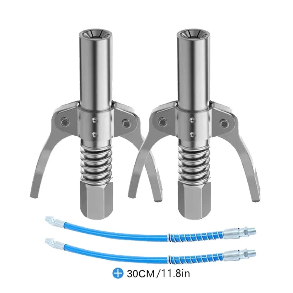 Mini Grease Gun Coupler 10000 PSI – Stainless Steel Lube Tool