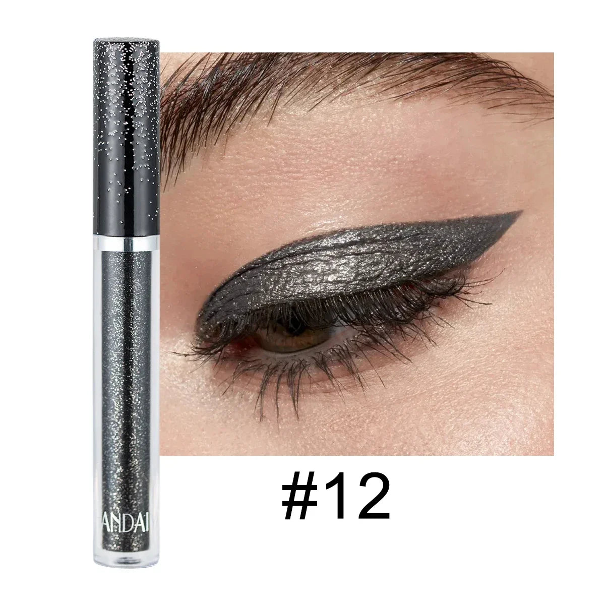 HANDAIYAN Liquid Eyeshadow Metallic Diamond Shiny Eye Liner Pen Zpaxo 12