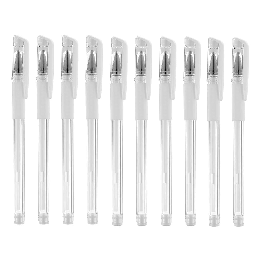 White Eyebrow Microblading Marker Pen Skin Permanent Makeup Tattoo Zpaxo White-10pcs