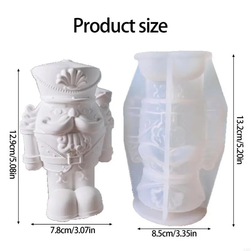 Scented Molds Castings Epoxy Resin Walnuts Soldier Silicone Moulds