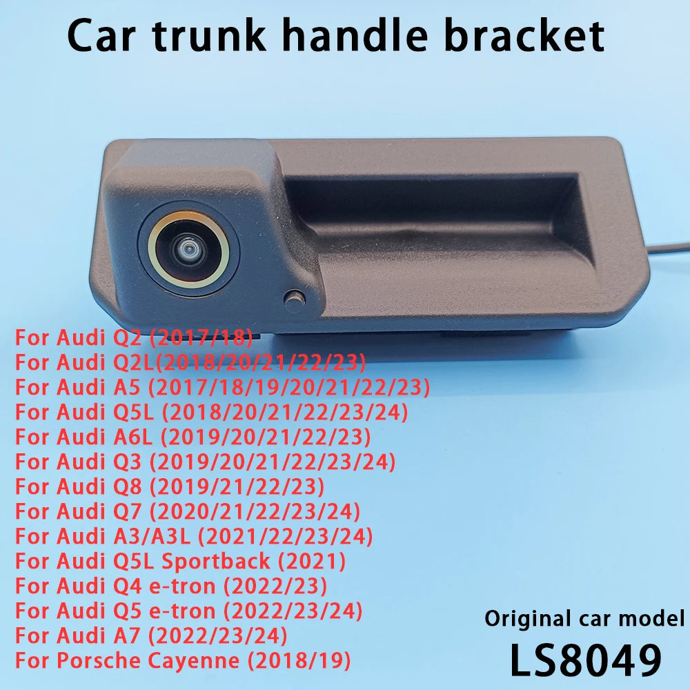 Car Trunk Handle Switch Rearview Camera Bracket Audi Q2 Q2L Q3 Q4 Q5