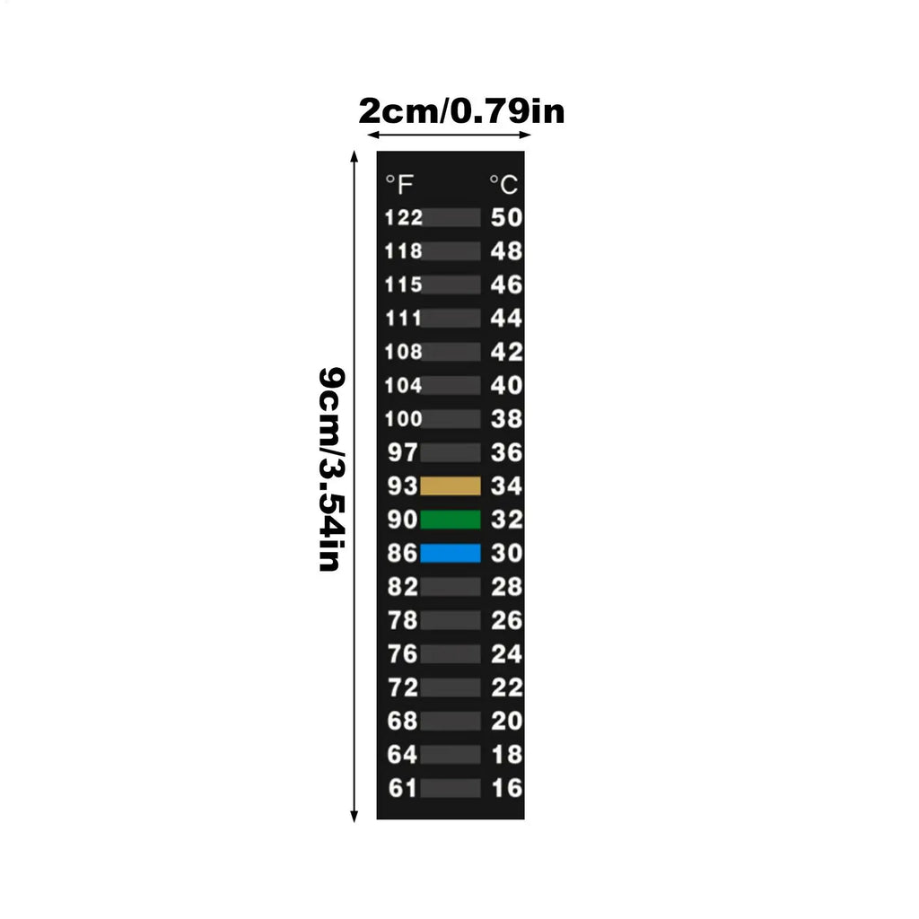 Stick Temperature Strip LCD Environmental Tracking Sticker Detection
