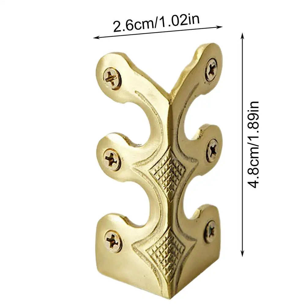 Skiffers Baseboard Corner Protectors Metal Skiffers Antique Baseboard Cover Solid Brass Home Corner Guard Decorative Protector Zpaxo Gold