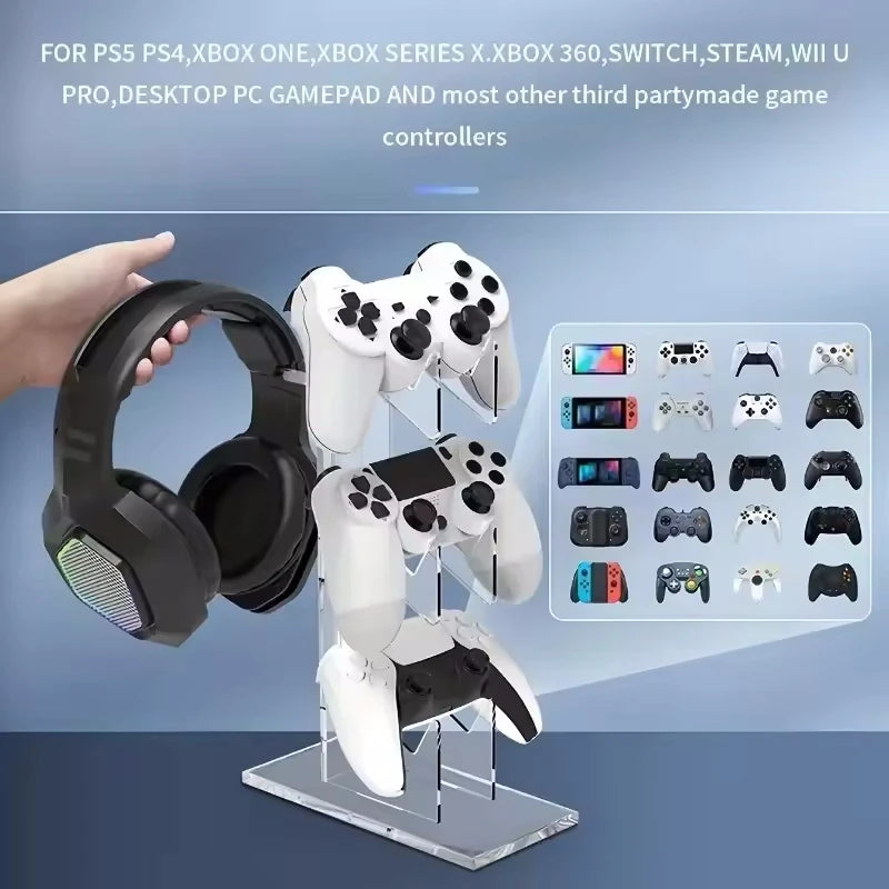 Gamepad Headphone Display Stand Playstation 5 4 PS5 PS4 PS3 Dualsense
