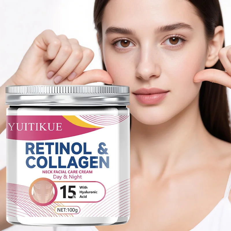 YUITIKUE Collagen Neck Cream – Firms, Lifts & Reduces Wrinkles Neck Firming Cream Zpaxo
