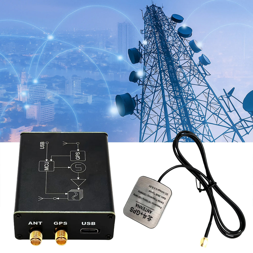 1-30MHz SI5351 WSPR Transmitter Hardware with TCXO GPS Auto QTH Positioning 23dBm Connector for Test Measurement Tool Accessory Zpaxo