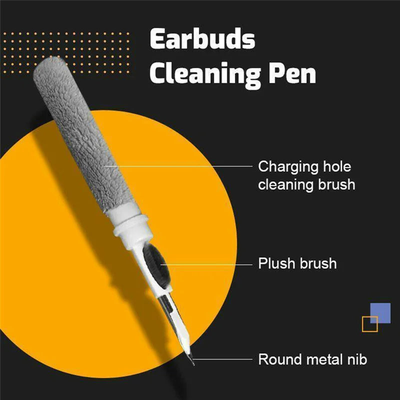 3-in-1 Earbuds Cleaning Pen for AirPods, Samsung & Earphones Earbuds Cleaning Tool Zpaxo