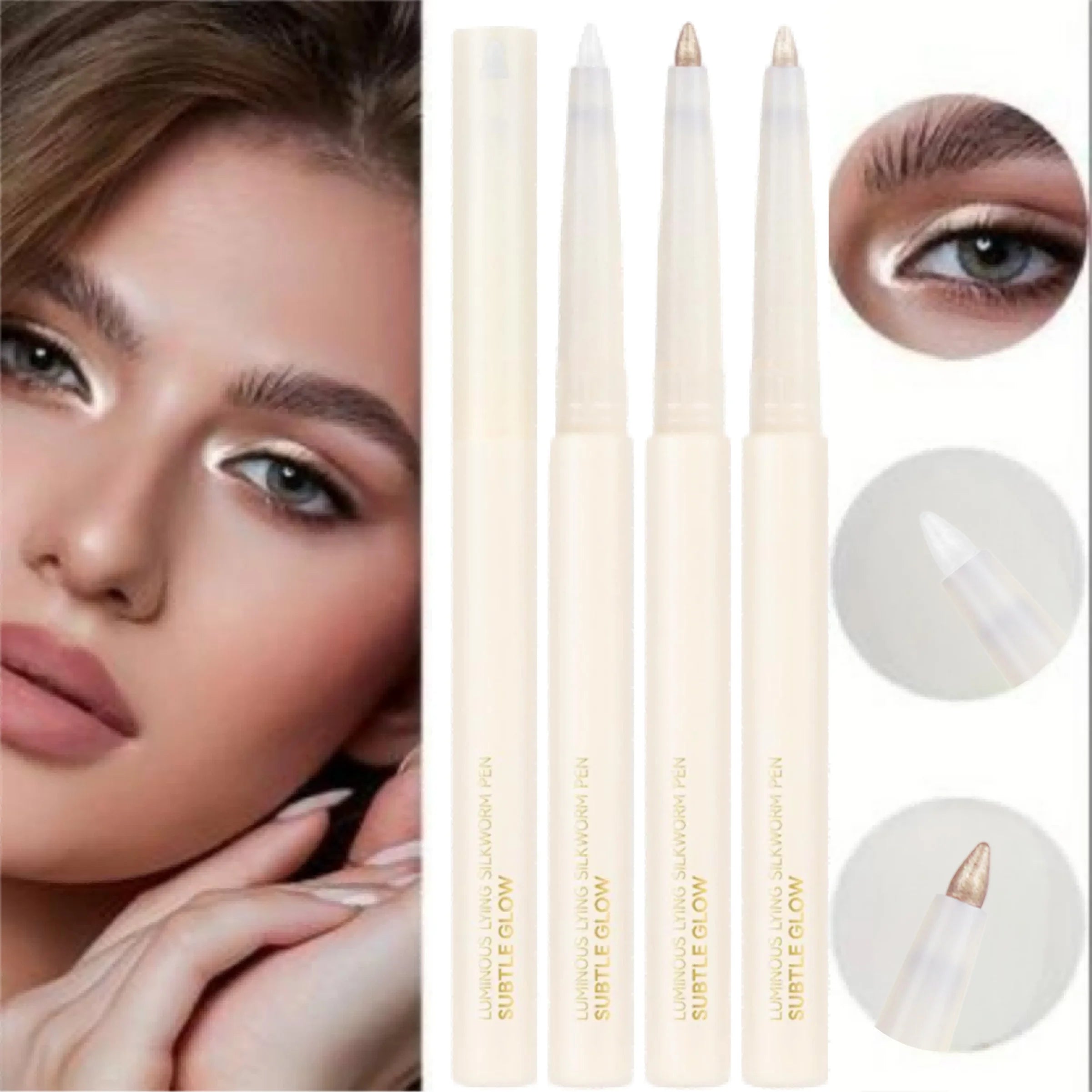 1PC Highlighting/Matte Eyeshadow And Eyeliner Pencil - Brightening Under-Eye Pencil for Long-Lasting Makeup. Zpaxo