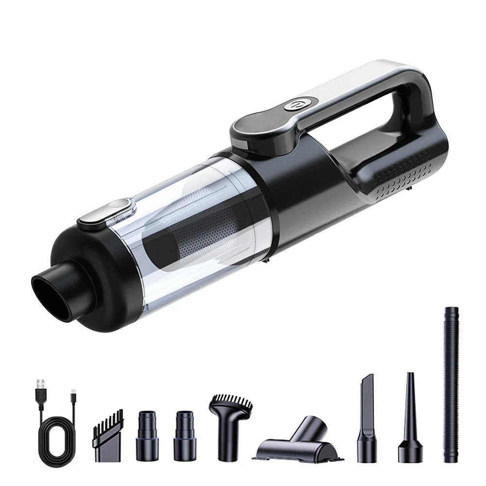 Car Vacuum Cleaner Portable Handheld Wireless 17000Pa Strong Suction
