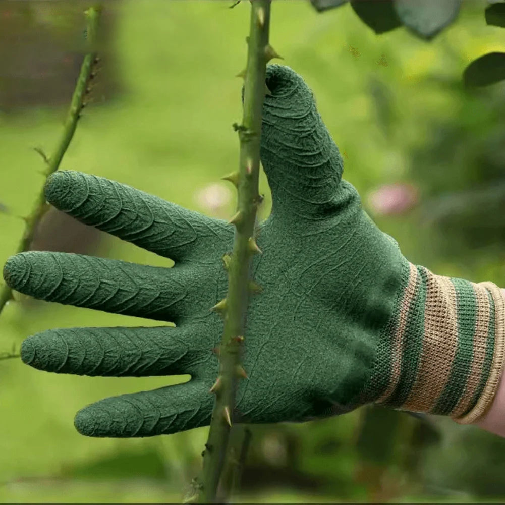 Gardening Gloves Yard Work Garden Gloves Puncture-Resistant Thorn-Proof Waterproof Planting Tool Indoor/Outdoor Protective Zpaxo