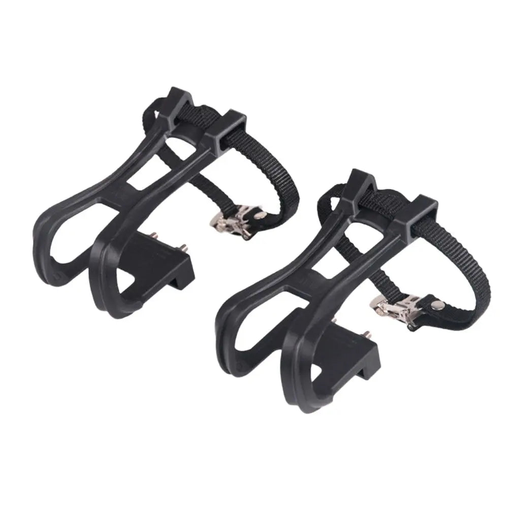 1Pair Dog Muzzle Cover Nylon Mountain Bike Pedal Toe Clip Strap Belts