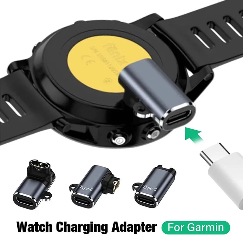 Portable Charging Adapter Garmin Fenix 8 7S 7X 6S 6 Forerunner 955