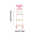 Headband Holder 30 Hooks Cute Pink Bow Multifunctional Funny Hair