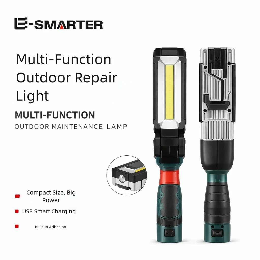 Portable COB LED Work Light – USB Rechargeable Inspection Lamp