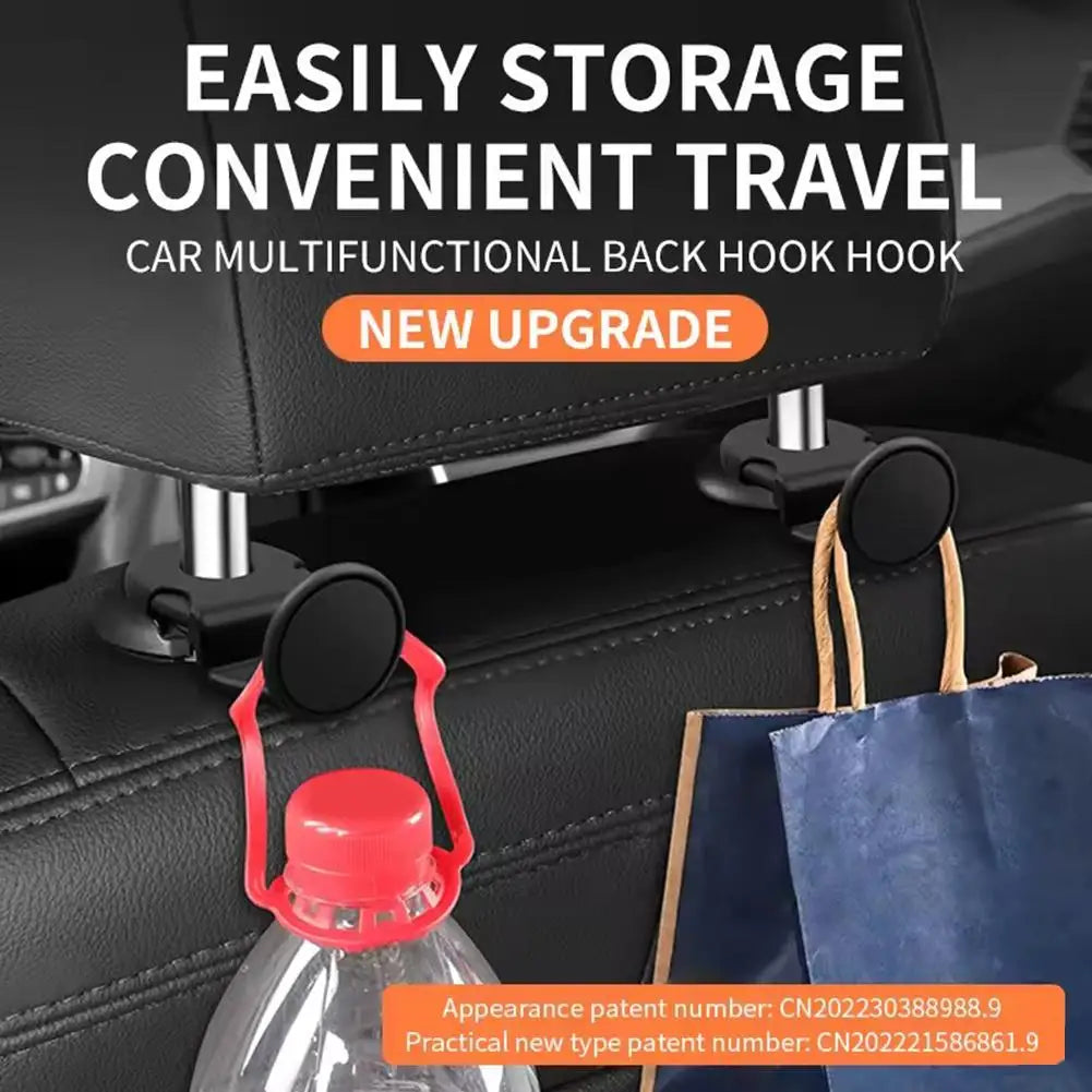 Car Headrest Hook – Heavy-Duty 20KG Back Seat Organizer Car Seat Organizer Zpaxo