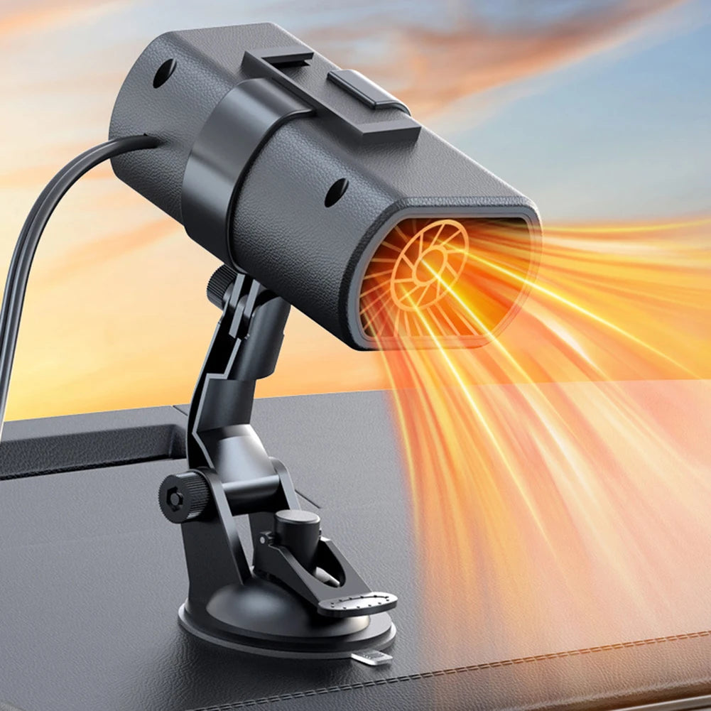 12V 150W Frost Snow Mist Removal Machine Adjustable Window Windshield Defrosting Heater Portable Car Heater for Vehicles Zpaxo