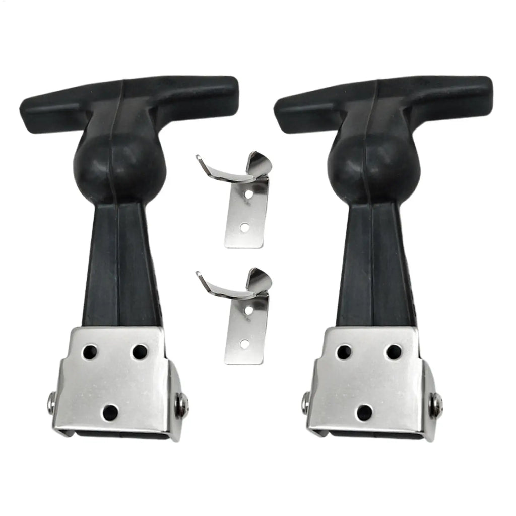 Rubber T Handle Latches Elastic Stainless Steel Hood Catch Flexible