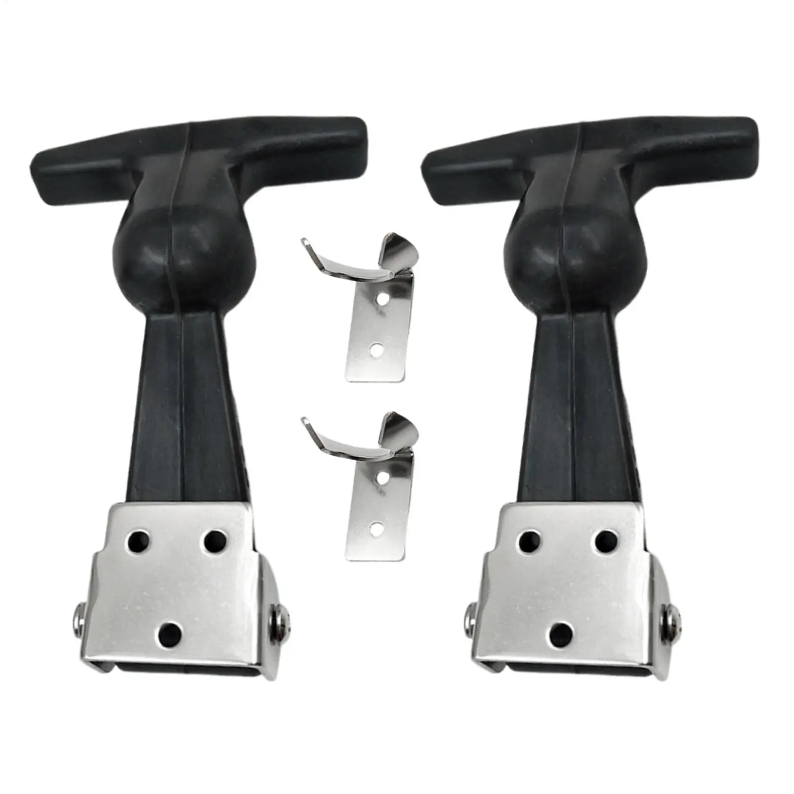 Rubber T Handle Latches Elastic Stainless Steel Hood Catch Flexible