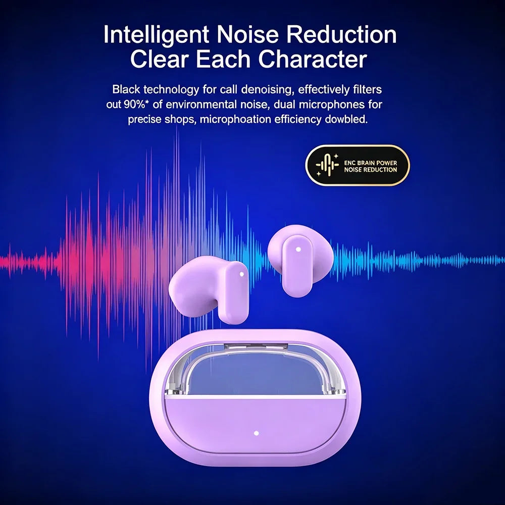 KEBIDUMEI Mini Earbuds Bluetooth 5 4 Earphones Hifi Stereo Noise