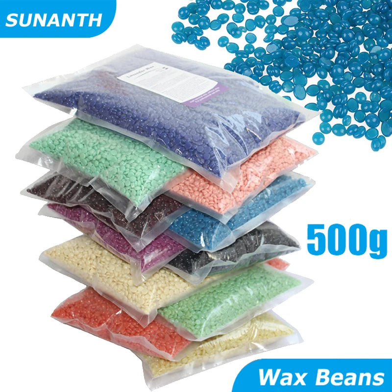 Hair Removal Wax Beads 500g – Painless Depilatory Wax Depilatory Wax Beads Zpaxo