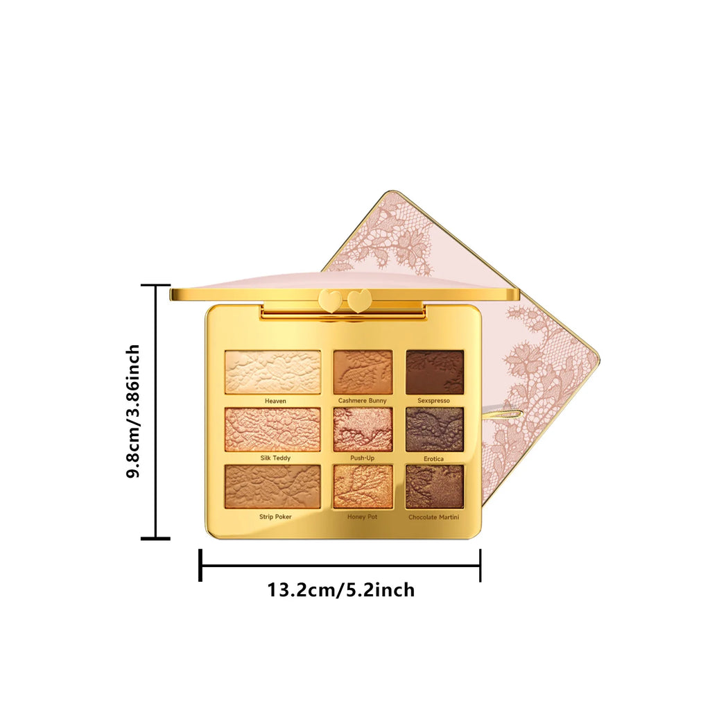 9 Color Eyeshadow Palette – Blendable, Waterproof & Long-Lasting Eyeshadow Palette Zpaxo