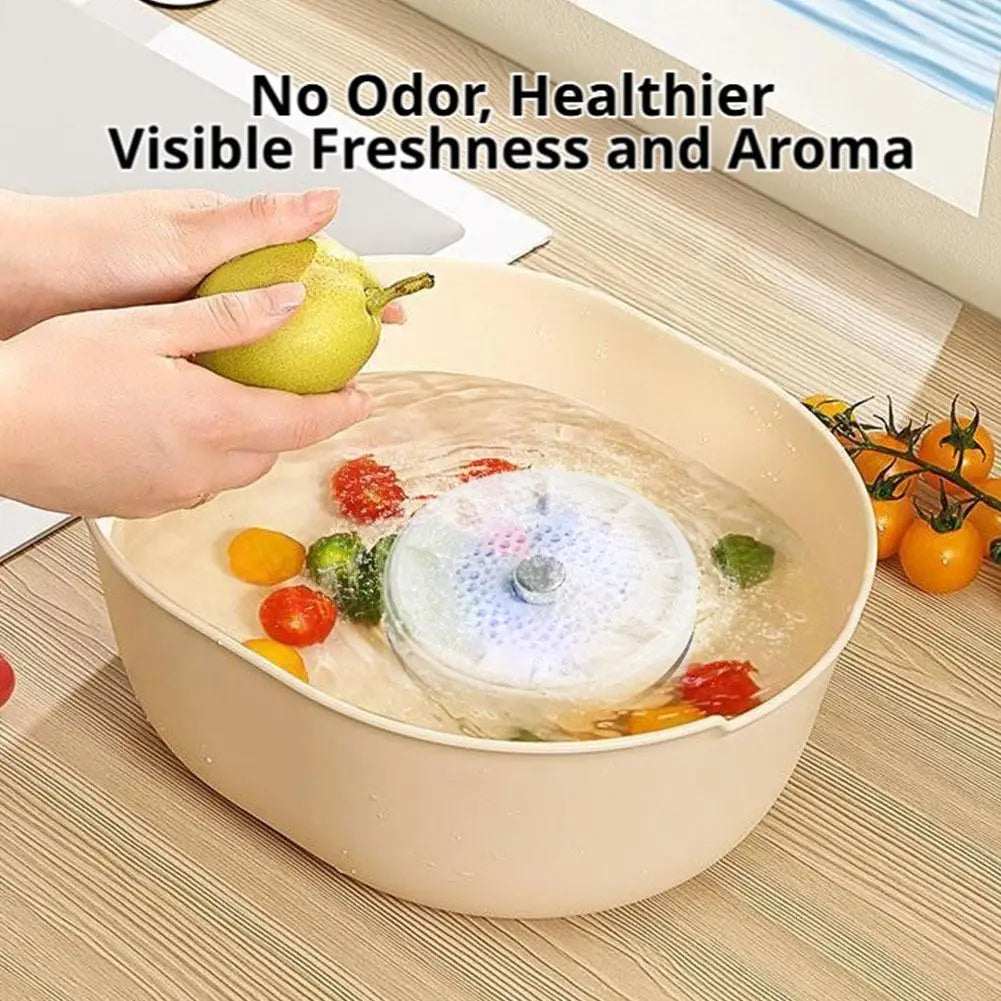 Fruit Washer, Automatic Water Washing Purifier Machine for Fruits, Vegetables, Meat, Seafood, Tableware, Utensils, Kitchen Zpaxo