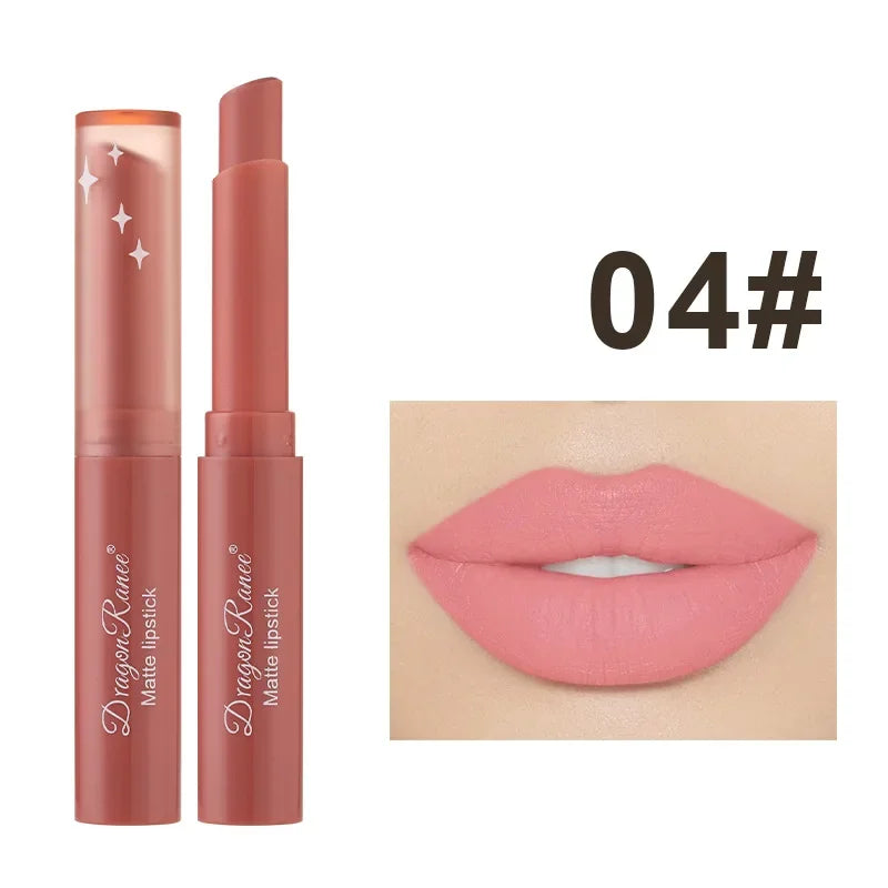 Velvet Matte Lipstick Moisturizing Lip Gloss Easy Rotating Pen Rich Zpaxo 4