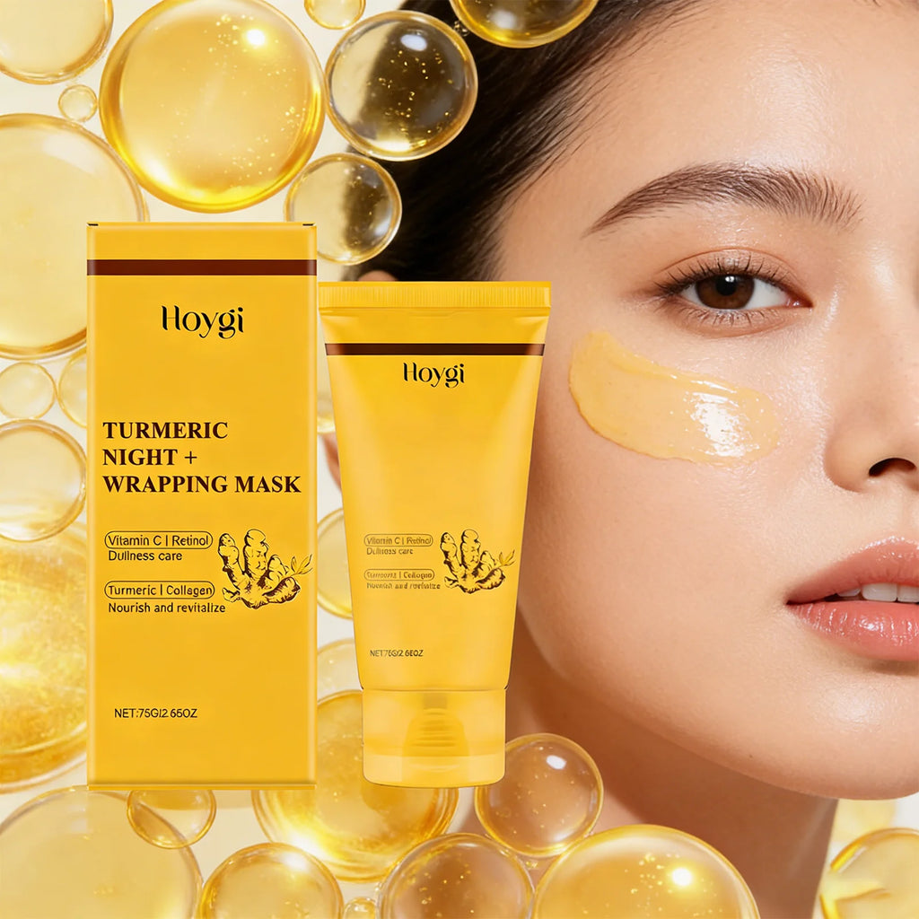 Turmeric Peel Off Mask Vitamin C Retinol Collagen Face Mask for Skin Care Winter Skincare Deep Hydration Moisturizer Serum 75g Zpaxo