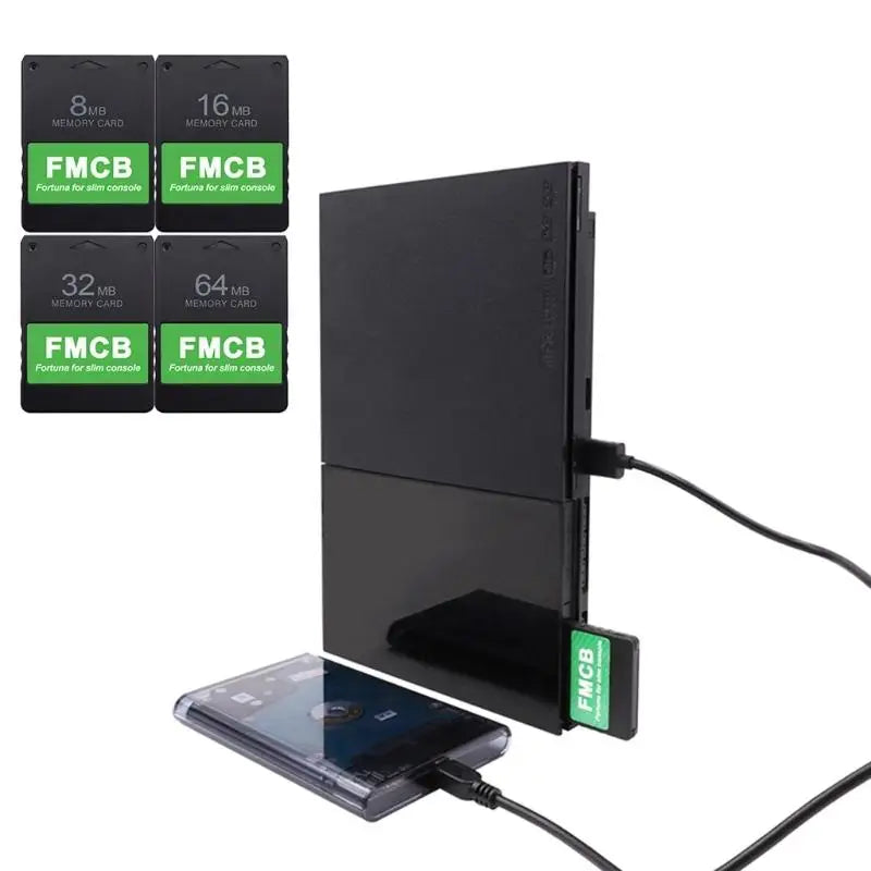 652F Memory Card for Slim Game Console SPCH-7/9xxxxx Series- FMCB Mcboot for Zpaxo