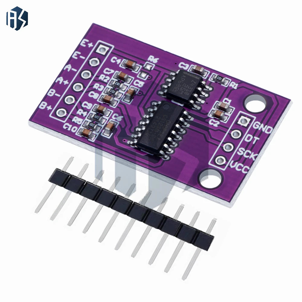 CS1238 24-Bit High-Precision ADC Module - Dual-Channel Load Cell Amplifier with Integrated TL431 Voltage Reference for Weighing Zpaxo