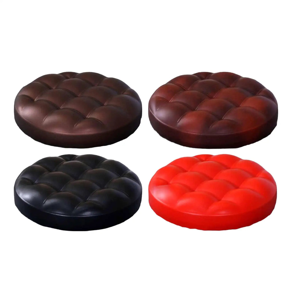 Barstool Seat Cushion PU Leather Cover Heavy Duty Round Rotate Chair Zpaxo