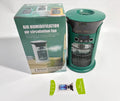 USB Mini Air Cooler Fan – Mist Humidifier & 7-Color Night Lamp Portable Air Cooler Fan Zpaxo green