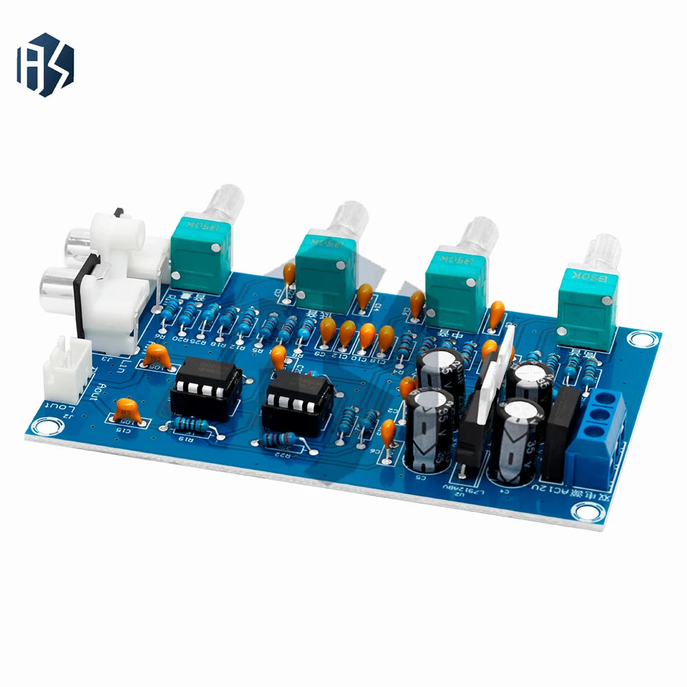 1PC XH-M164 Preamp Module: 4-Channel Stereo with NE5532 Tone Control – Audio System Compatible Zpaxo