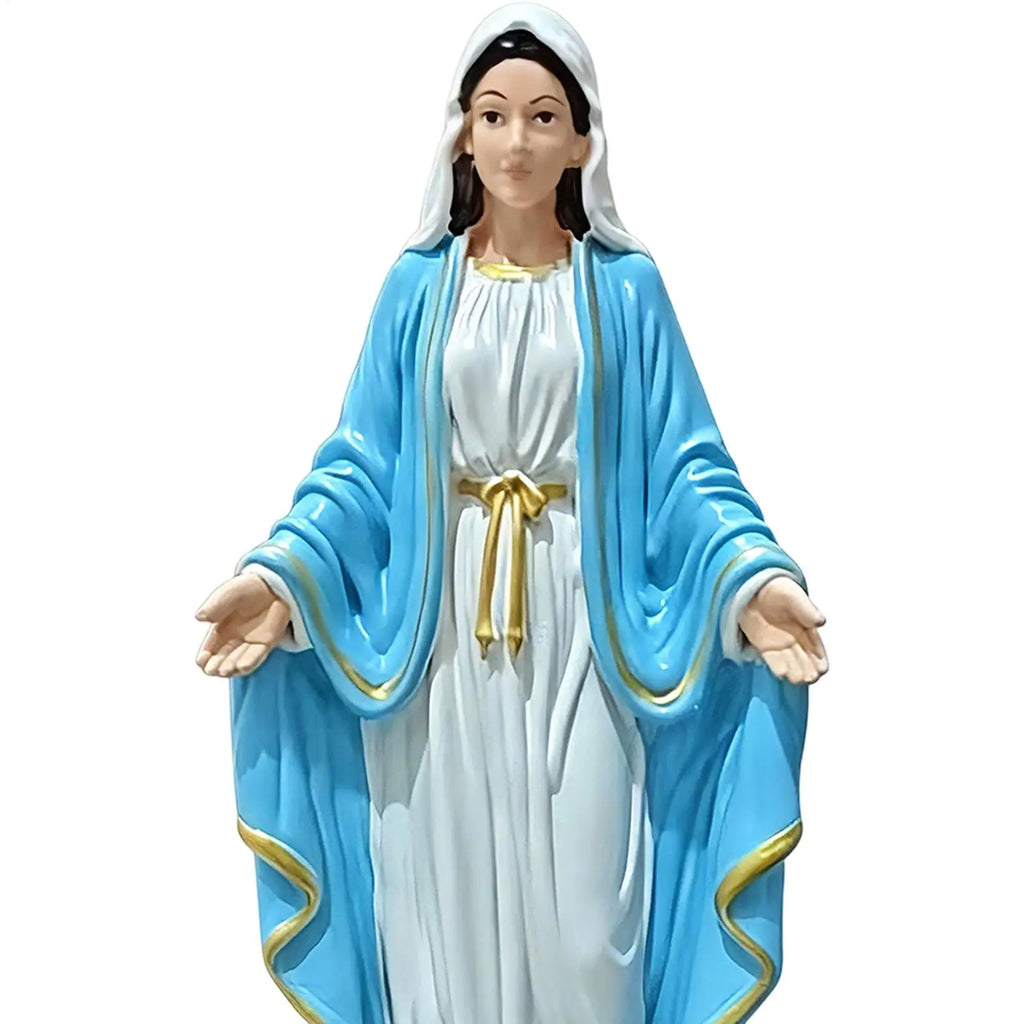 Collection of Virgin Mary statues Hand-painted Virgin Mary image 12cm Open Arms Religious Figurine Catholic home decor 12cm Zpaxo